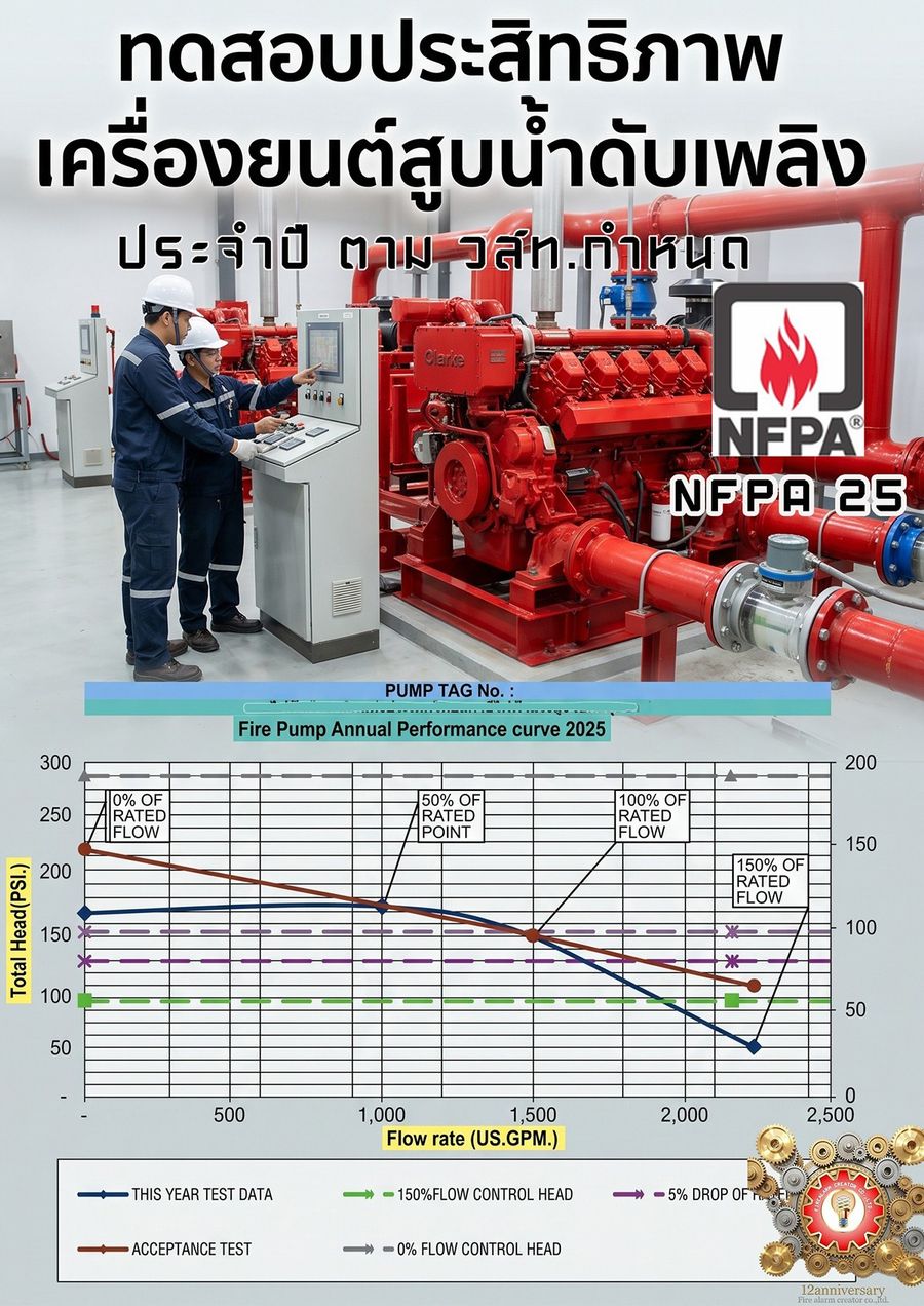 ทดสอบประสิทธิภาพ firepump